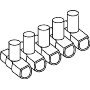 Verbindungsklemme 16qmm, 5-polig B160