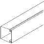 Wireway 38x40mm RAL9010 HKL4040.3