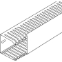 Slotted cable trunking system 50x75mm VKD5075