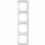 Frame 4-gang white 385425