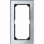 Frame 1-gang silver 487860