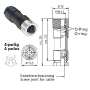 Passive sensor-actuator distributor RKMC 4