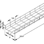 Basket cable tray/Mesh cable tray GRS 60.100 E3