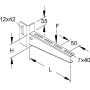 Bracket for cable support system 210mm KTU 200