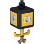 CEE-Socket combination hangable IP20 VH-4L 4SD