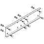 Longitudinal joint for cable support WRVL 110 FS