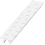Label for terminal block 6,2mm white ZB 6,qr: 1-10