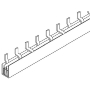 Phase busbar 3-p 16mm 1000mm S-3L-27-1000/16