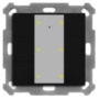 KNX RF+ Push Button Plus 6-fold w. Actuator, Black matt RF-TA55A606.01