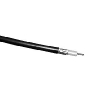 Coaxial cable 50Ohm black RG 213 /U 50 Ohm ring 100m