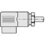 Kabeldose 6p,m.Codierung AC/UC DOS-1406-W