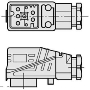 Sensor-actuator connector DOS-2107-W