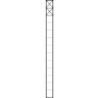 Intercom pole/column 2-fold white KSF 613-2 W