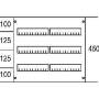 Cover for distribution board 450x500mm AS23