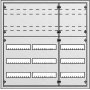 Wall mounted distribution board 850mm U53K