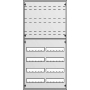 Wall mounted distribution board 1150mm U72K