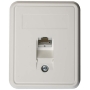 RJ45 8(8) Data outlet 6A (IEC) white J00023A0203