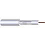 Coaxial cable 75Ohm white KOKA110A+PVCwsS250