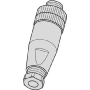 Sensor-actuator connector M12 4-p HAS8141-0