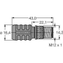 Abschlusswiderstand M12x1,invers codier RSS4.5-PDP-TR