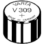 Uhren-Batterie 1,55V/73mAh/Silber V 309 Stk.1