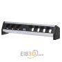 Socket outlet strip black 902.003