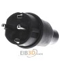 Solid rubber plug black, 913.173