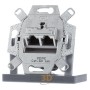 2x RJ45 8(8) Data outlet 6A (IEC) 4587