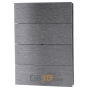 EIB, KNX push button sensor 4-fold, comfort, B.IQ, stainless steel, 75164593