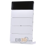 EIB, KNX Tastsensor B.IQ 4fach mit Raumtemperaturregelung und Display, polarwei, 75664599