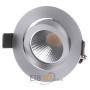 LED ceiling spotlight aluminum matt 7W, 12261253