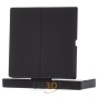 Cover plate for switch/push button black 1785-885