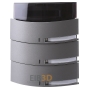 Bedienelement 3/6-fach m.IR RTR,platin 6321/38-20