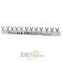 Phase busbar 4-p 10mm 210mm EVG-4PHAS/12MODUL