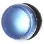 Leuchtmeldevorsatz flach,blau M22-L-B