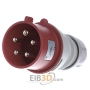CEE plug 32A 5p 6h 400 V (50+60 Hz) red CT 532/6H