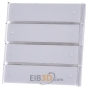 EIB, KNX push button sensor 3 comfort 4-fold, pure white, 2034112