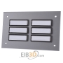 Push button panel door communication ETA 833 EV1