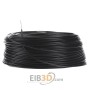 Single core cable 1mm black H05V-K 1,0 sw Eca ring 100m