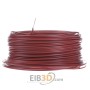 Single core cable 0,75mm red H05V-U 0,75 rt Eca ring 100m