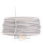Single core cable 0,75mm² white H05V-U 0,75 ws Eca ring 100m