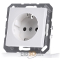 Schuko socket alpine white, A 1520 KI WW