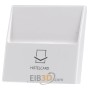 Cover plate for switch/push button white A 590 CARD WW