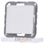 Blind cover complete with support ring, alpine white, A 594-0 WW