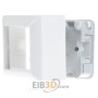 Surface mounted housing 1-gang white AS 581 A WW