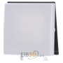 Cover plate for switch/push button white AS 591 BF WW