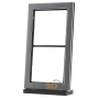 Frame 2-gang stainless steel FD ES 2982