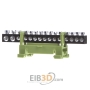 Power distribution block (rail mount) 651S/15