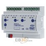 EIB/KNX Dimming Actuator 4-fold, 6SU MDRC, 250W, 230VAC, measurement - AKD-0401.02
