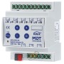 KNX/EIB Schaltaktor 8-fach, 4TE, REG, 16A, 70, 10EVG, 230VAC, Kompakt, AKK-0816.03